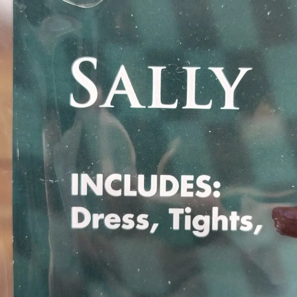 2Pc Disney's Nightmare Before Christmas Child Sally Costume - Size Large (12-14)